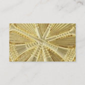 Feuerwehrmann 4 Goldmedaille Visitenkarte (Rückseite)