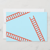 Feuerwehrmann 4. Party Einladung (Rückseite)