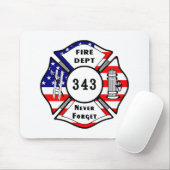 Feuerwehrmann 9/11 vergessen nie 343 mousepad (Mit Mouse)
