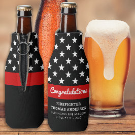 Feuerwehrmann Abschluss Party der Thin Red Line Flaschenkühler