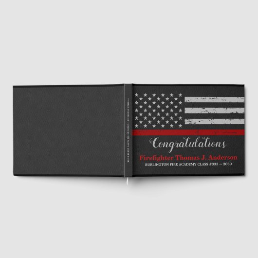 Feuerwehrmann Abschluss Party der Thin Red Line Gästebuch (Voll)