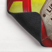 Feuerwehrmann - Alle Lieben rot Mousepad (Ecke)