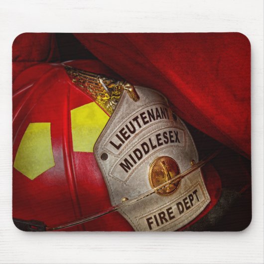 Feuerwehrmann - Alle Lieben rot Mousepad (Vorne)