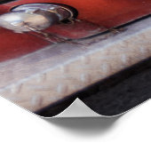 Feuerwehrmann - altmodische Kontrollen Poster (Ecke)