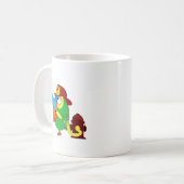 Feuerwehrmann Amazon Parrot Tasse (Vorderseite Links)