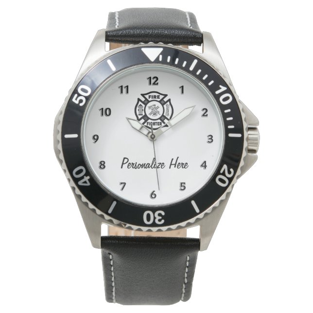 Feuerwehrmann Armbanduhr (Vorderseite)