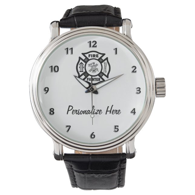Feuerwehrmann Armbanduhr (Vorderseite)