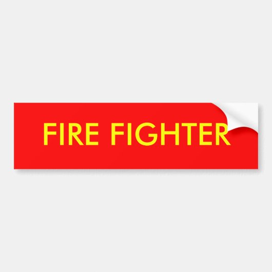 FEUERWEHRMANN AUTOAUFKLEBER (Vorne)