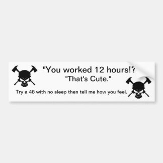 Feuerwehrmann-Autoaufkleber Autoaufkleber