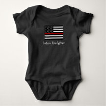 Feuerwehrmann-Baby-Fußball-Bodysuit