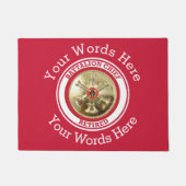 Feuerwehrmann Batallion Chief Custom Doat Fußmatte (Vorderseite)