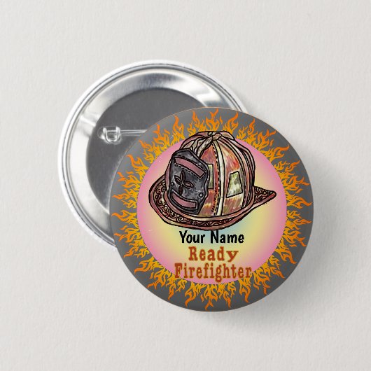 Feuerwehrmann bereit button (Vorne & Hinten)