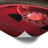 Feuerwehrmann - Bereit für Feuer Poster (Ecke)