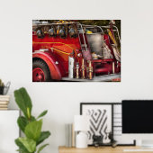 Feuerwehrmann - Bereit für Feuer Poster (Heimbüro)