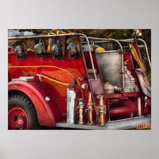 Feuerwehrmann - Bereit für Feuer Poster (Vorne)