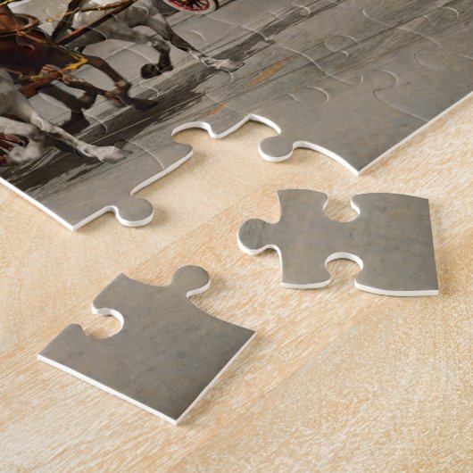 Feuerwehrmann - bewegend mit Dringlichkeit 1914 Puzzle (Seite)