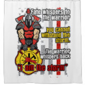 Feuerwehrmann bin ich der Sturm Duschvorhang (Vorderseite)