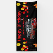 Feuerwehrmann Birthday Banner (Vertikal)