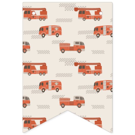 Feuerwehrmann Birthday Banner | Feuerbanner (Erste Fahne)