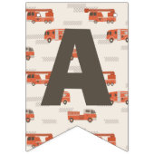 Feuerwehrmann Birthday Banner | Feuerbanner (Dritte Fahne)