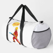 Feuerwehrmann, bist du heiß? duffle bag (Rechte Ecke)