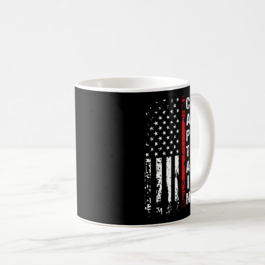 Feuerwehrmann Captain Shirt Feuerwehrmann Chi Kaffeetasse (VorderseiteRechts)
