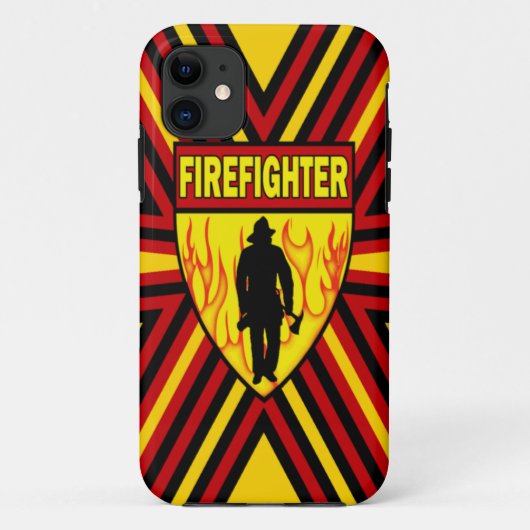 Feuerwehrmann Case-Mate iPhone Hülle (Rückseite)