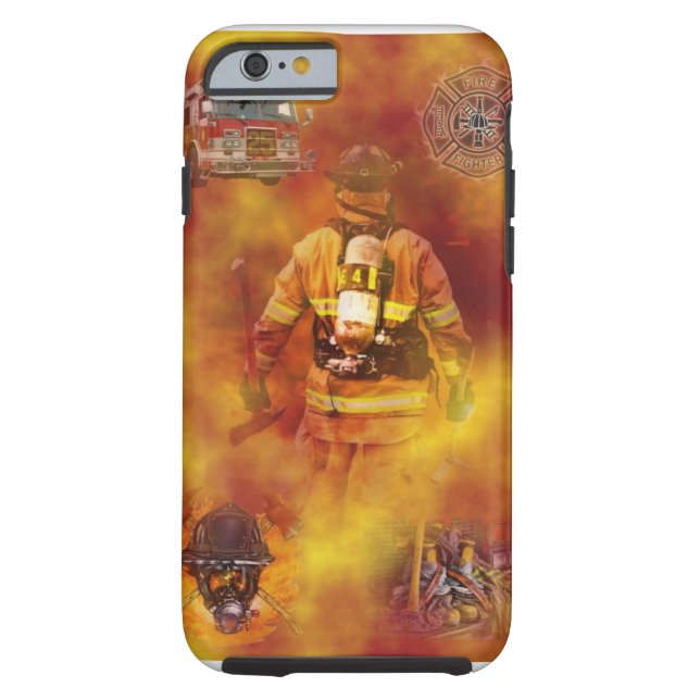Feuerwehrmann Case-Mate iPhone Hülle (Rückseite)