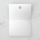 Feuerwehrmann Danke Grußkarte (Innenseite)