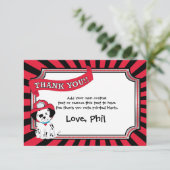 Feuerwehrmann danken Ihnen Karten (Stehend Vorderseite)