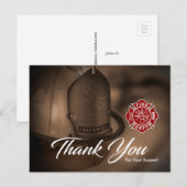 Feuerwehrmann Dankeschön Karte (Vorne/Hinten)