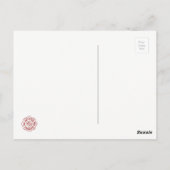 Feuerwehrmann Dankeschön Karte (Rückseite)