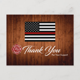 Feuerwehrmann Dankeschön Karte