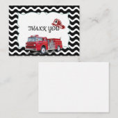 Feuerwehrmann Dankeschön Karten (Vorne/Hinten)