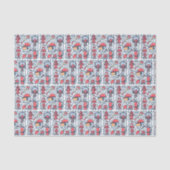 Feuerwehrmann-Decoupage Seidenpapier (Vorderseite)