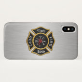 Feuerwehrmann delux Case-Mate iPhone hülle (Rückseite (Horizontal))
