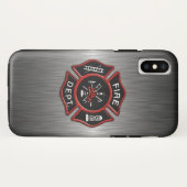 Feuerwehrmann delux Case-Mate iPhone hülle (Rückseite (Horizontal))
