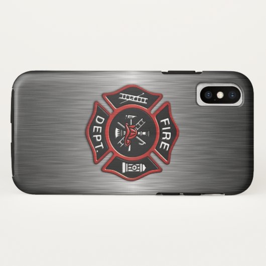 Feuerwehrmann delux Case-Mate iPhone hülle (Rückseite (Horizontal))