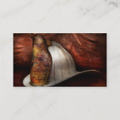 Feuerwehrmann - der Brandmeister Visitenkarte (Rückseite)