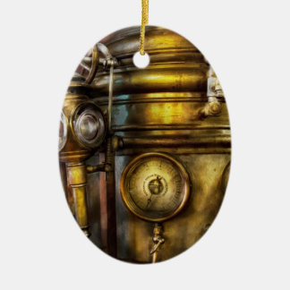 Feuerwehrmann - der Dampfkessel Keramikornament