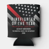 Feuerwehrmann des Jahres - Fahne der Mitarbeiter Dosenkühler (Rückseite)