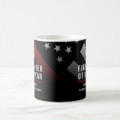 Feuerwehrmann des Jahres Mitarbeiter-Logo Rote Lin Kaffeetasse (Mittel)