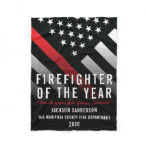 Feuerwehrmann des Jahres - Rote Linie der Mitarbei