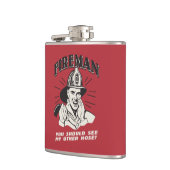 Feuerwehrmann: Du solltest mein anderes Haus sehen Flachmann (Links)