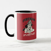 Feuerwehrmann: Du solltest mein anderes Haus sehen Tasse (Links)