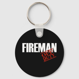 FEUERWEHRMANN-DUNKELHEIT SCHLÜSSELANHÄNGER
