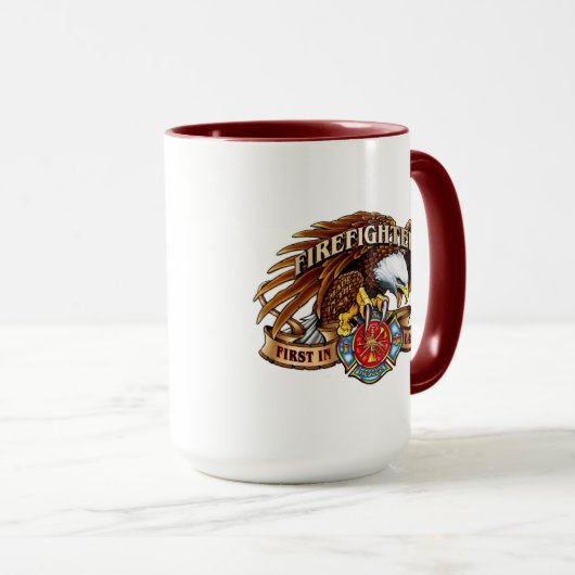 Feuerwehrmann Eagle Tasse (VorderseiteRechts)