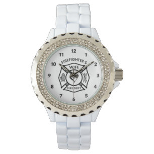 Feuerwehrmann-Ehefrau Armbanduhr