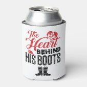 Feuerwehrmann Ehefrau des Herzens hinter seinen St Dosenkühler (Kanne Vorderseite)