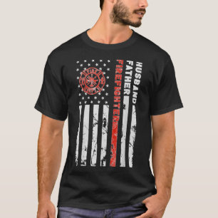Feuerwehrmann Ehemann Vater Fireman Fathers Day gi T-Shirt